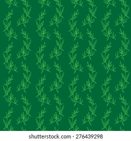 Floral seamless pattern. Vector illustration.