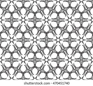 Floral seamless pattern. vector illustration. abstract geometry. for interior design, wallpaper, textile industry.