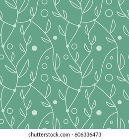 Floral seamless pattern. Vector illustration.