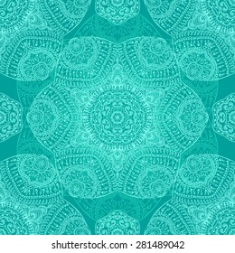 floral seamless pattern, vector image