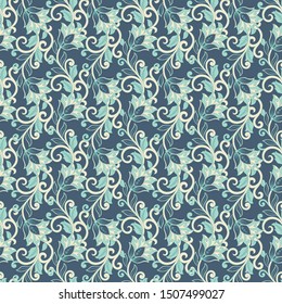 Floral seamless pattern. vector vintage textile background