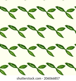 Floral seamless pattern. Vector watercolor flowers. EPS 10