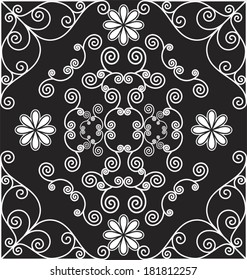 floral seamless pattern vectors background