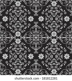 floral seamless pattern vectors background