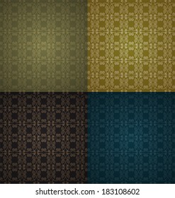 floral seamless pattern vectors background