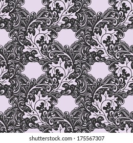 Floral seamless pattern. Vintage background