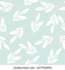 Floral seamless pattern in vintage style. Vector botanical illustration.
