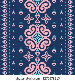 Floral seamless pattern. Vintage vector, paisley elements. Traditional,Turkish, Indian motifs. Great for fabric and textile, wallpaper, packaging or any desired idea.