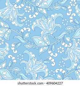 floral seamless pattern. Vintage vector background