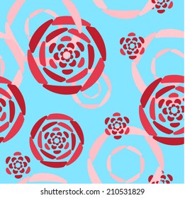 Floral seamless pattern for wallpapers, textile.