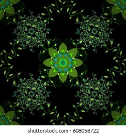 Floral seamless pattern with watercolor effect. Textile print for bed linen, jacket, package design, fabric and fashion concepts. Abstract vector seamless pattern flower design in colors.