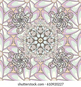 Floral seamless pattern with watercolor effect. Textile print for bed linen, jacket, package design, fabric and fashion concepts. Abstract vector seamless pattern flower design in colors.