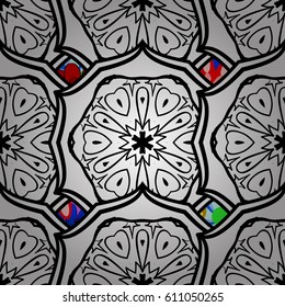 Floral seamless pattern with watercolor effect. Textile print for bed linen, jacket, package design, fabric and fashion concepts. 