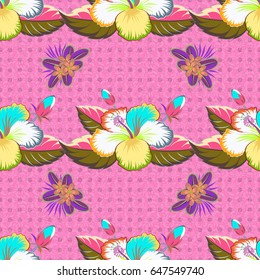 Floral seamless pattern watercolor effect. Varicolored seamless background. Textile print for bed linen, jacket, package design, fabric. Abstract vector seamless pattern flower design.