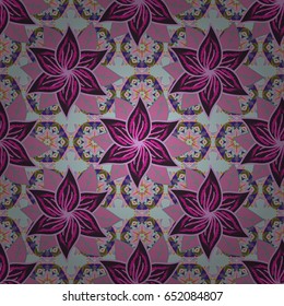 Floral seamless pattern with watercolor effect. Textile print for bed linen, jacket, package design, fabric and fashion concepts. Abstract vector seamless pattern flower design in colors.