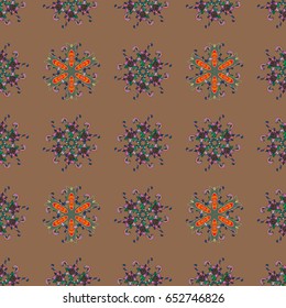 Floral seamless pattern with watercolor effect. Textile print for bed linen, jacket, package design, fabric and fashion concepts. Abstract vector seamless pattern flower design in blue colors.