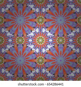 Floral seamless pattern with watercolor effect. Textile print for bed linen, jacket, package design, fabric and fashion concepts. Abstract vector seamless pattern flower design in pink colors.