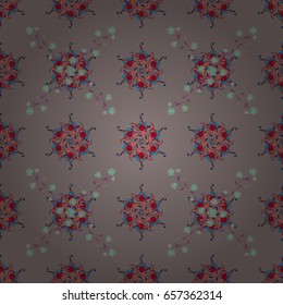 Floral seamless pattern with watercolor effect. Textile print for bed linen, jacket, package design, fabric and fashion concepts. Abstract vector flower design in colors.