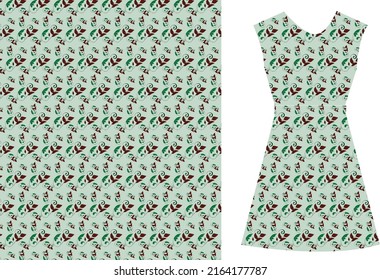 Floral seamless pattern, wild flower pattern design