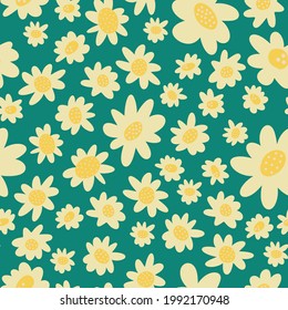 floral seamless pattern for wrapping and textile