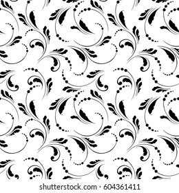 Floral seamless pattern for wrapping, textile, wallpaper. Decorative tile.