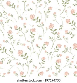 Floral seamless pattern for your design