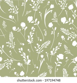 Floral seamless pattern for your design