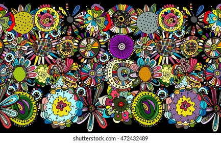 Floral seamless pattern for your design