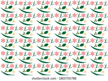 Floral seamless pattern.Beautiful seamless vector floral pattern