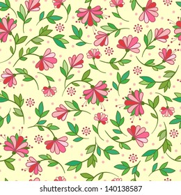 Floral seamless pattern.Flower Garden.