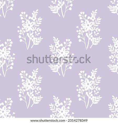Floral seamless patterns flower repeat file one color floral 