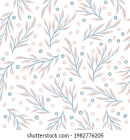 Floral seamless patterns. Vector design for paper, cover, fabric, interior decor