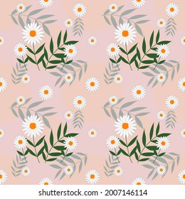 Floral seamless patterns. Vector design for paper, fabric, interior decor and other users.