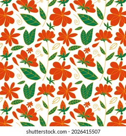 Floral seamless patterns. Vector design for paper, cover, fabric, interior decor and other users. 
