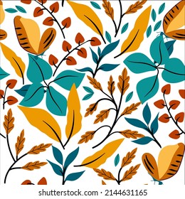 Floral seamless patterns. Vector design for paper, cover, fabric, interior decor and other users