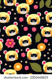 Floral seamless patterns. Vector design for paper, cover, fabric, interior decor and other users. Eps 8 Vector