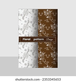Floral seamless patterns. Vector design for paper, cover, fabric, interior décor and other users.
