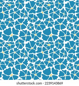 Floral seamless patterns. Wildflowers in the design of fabrics, textiles, wrapping paper