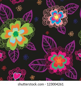 Floral seamless pattern.Seamless pattern can be used for wallpaper, pattern fills, web page background,surface textures.