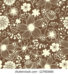 Floral seamless pattern.Seamless pattern can be used for wallpaper, pattern fills, web page background,surface textures.