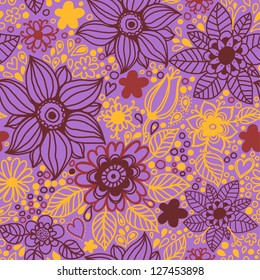 Floral seamless pattern.Seamless pattern can be used for wallpaper, pattern fills, web page background,surface textures.
