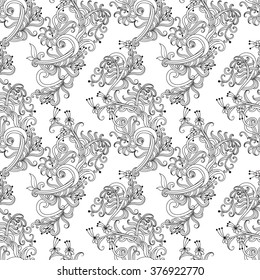 Floral seamless pattern.Seamless pattern. Vector texture.