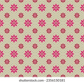 Floral seamless repeat pattern digital textile design for block print screen print best for background texture and room wallpaper curtains etc vector format cadded design