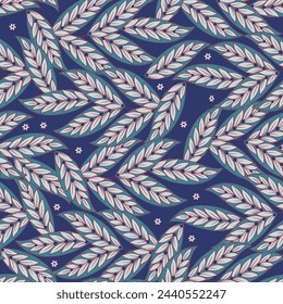 Patrón de textil sin costura floral en estilo asiático batik