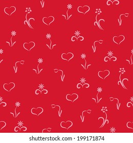 Floral seamless texture
