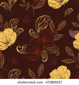 Floral seamless texture