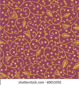 Floral seamless texture.