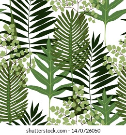 Floral seamless texture. Abstract background.