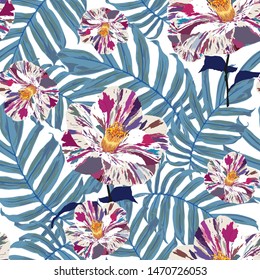 Floral seamless texture. Abstract background.