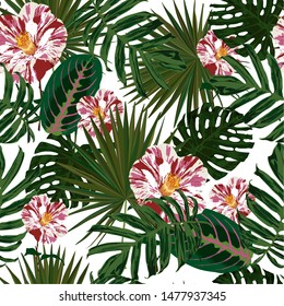 Floral seamless texture. Abstract background.